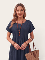 Serena – Airy Cotton Midi Dress