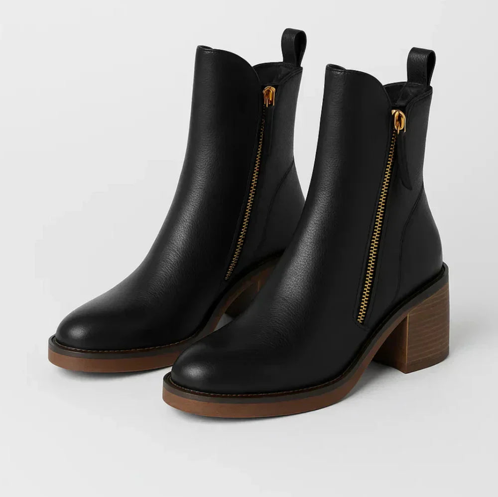 Gloria – Leather Ankle Boots