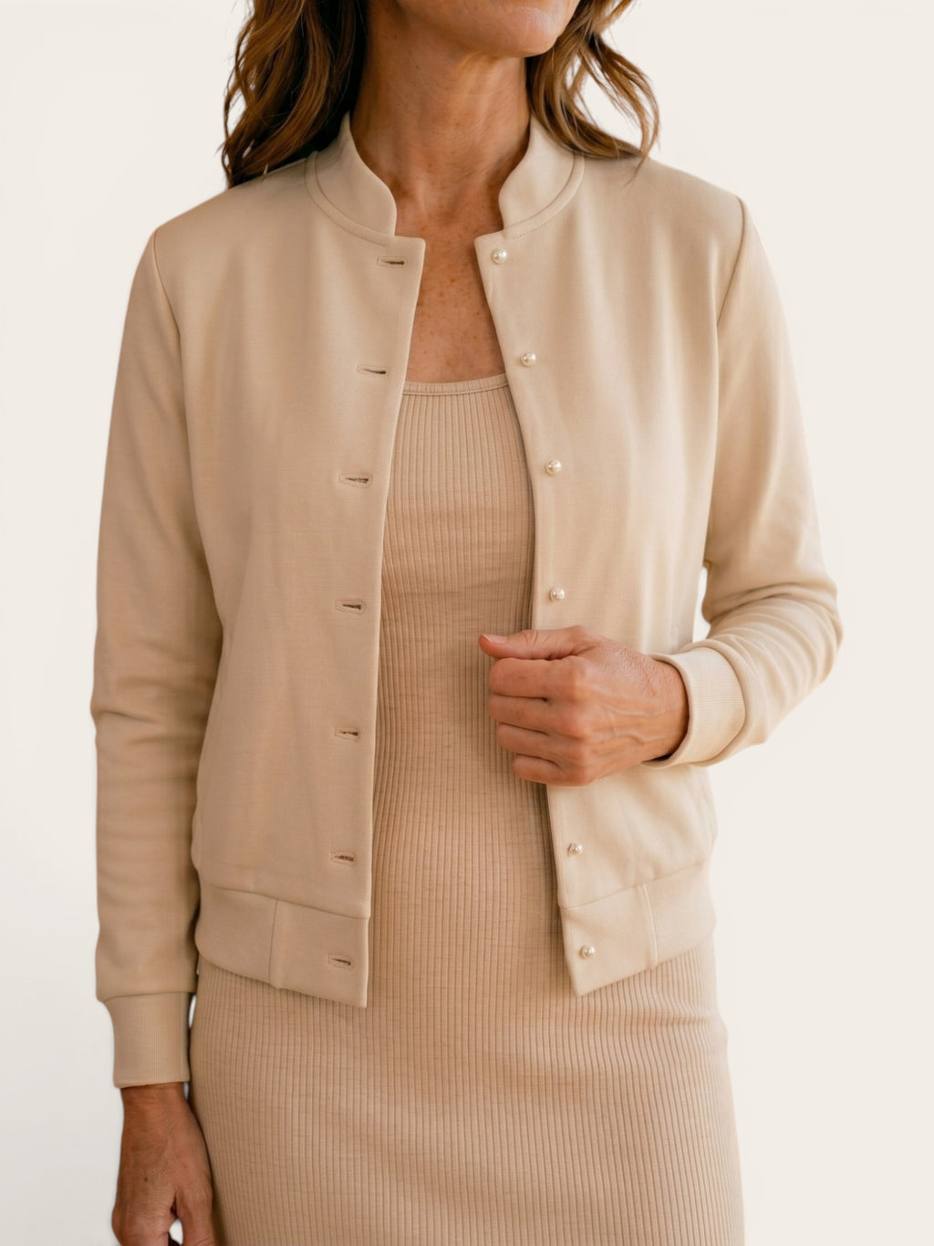 Lena – Slit Midi Dress & Jacket Set