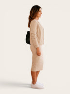 Lena – Slit Midi Dress & Jacket Set