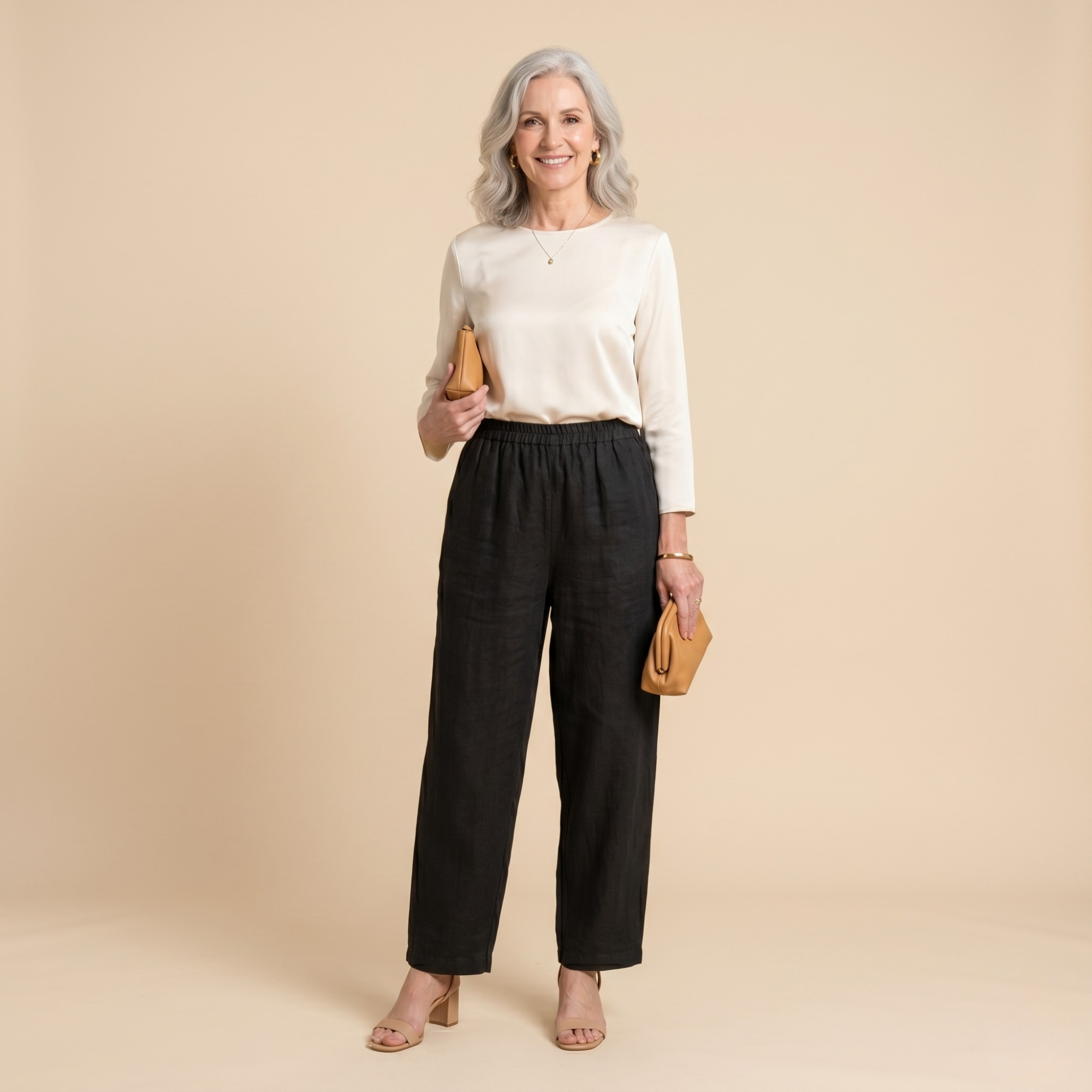 Elvira – Pure Linen Relaxed Pants