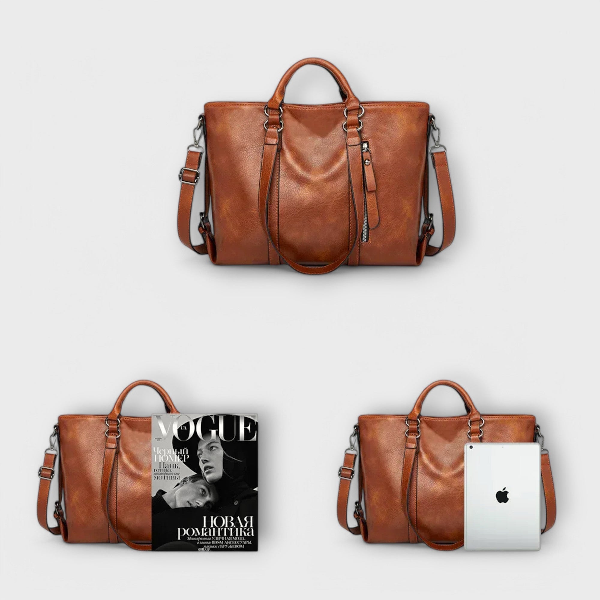 Althea – Spacious Leather Carryall