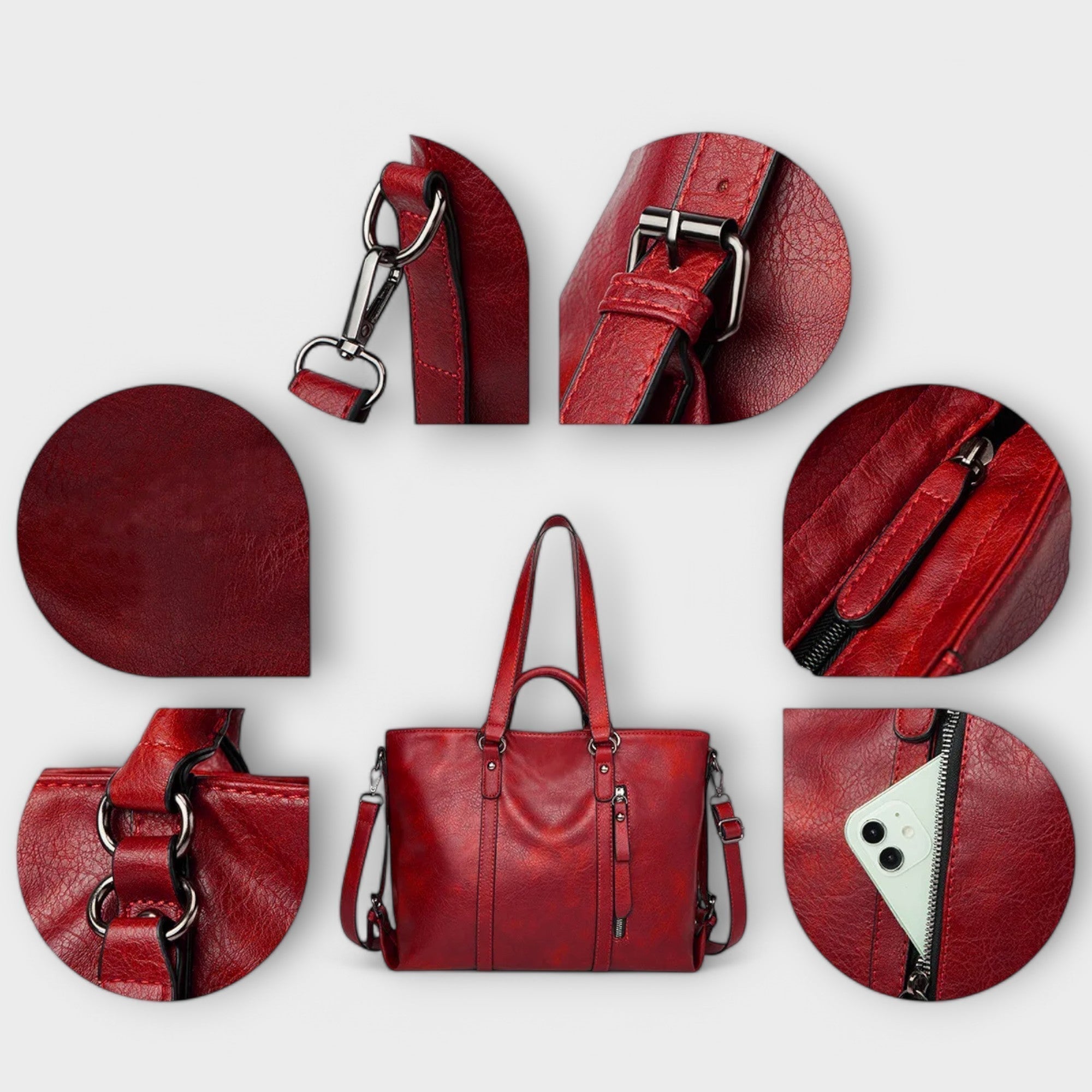 Althea – Spacious Leather Carryall