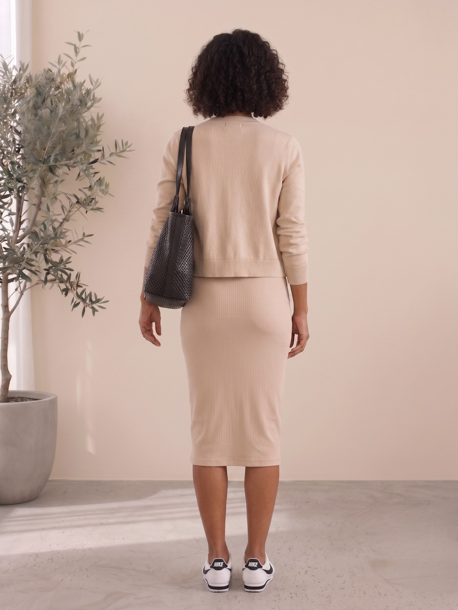 Lena – Slit Midi Dress & Jacket Set