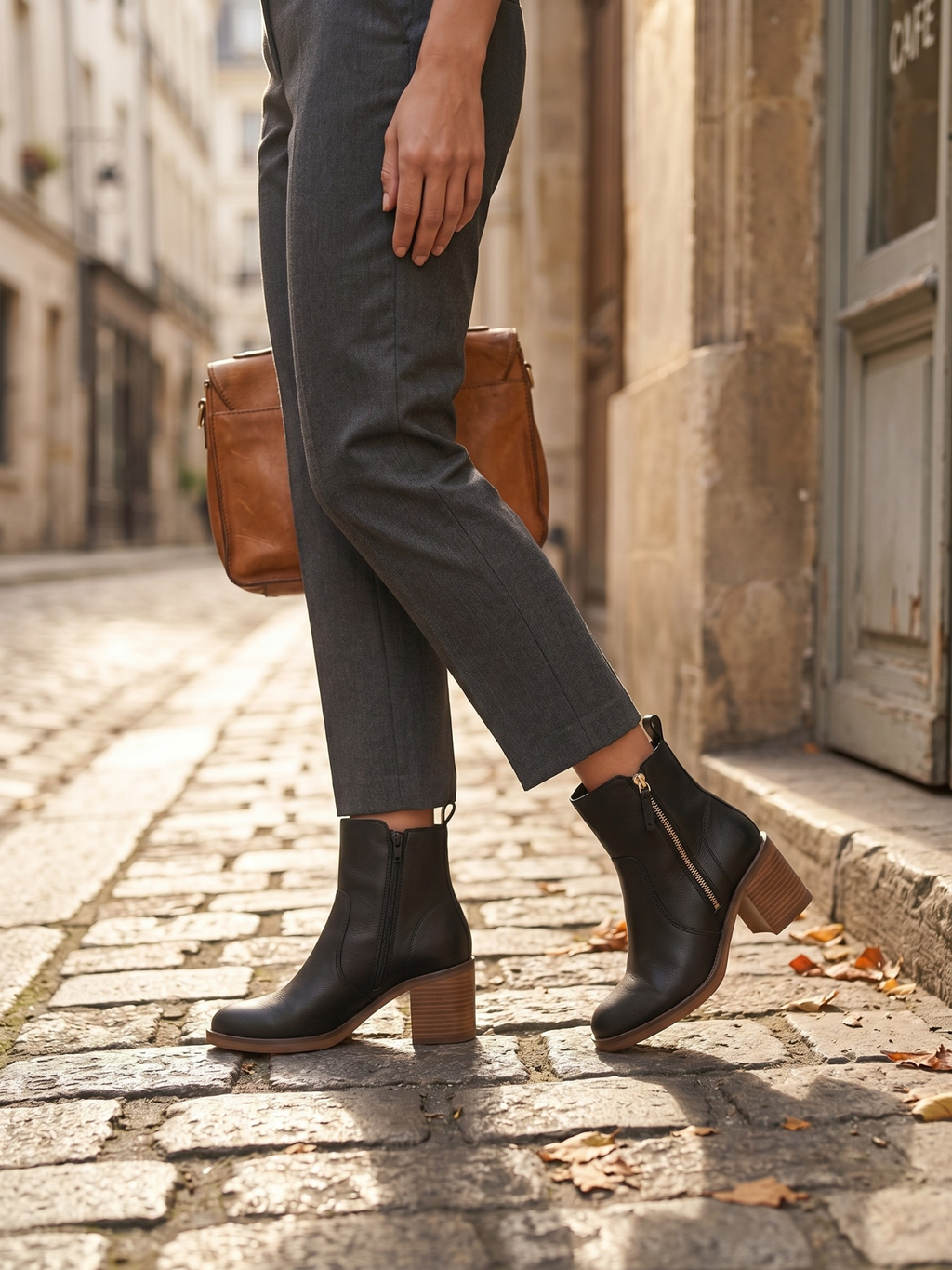Gloria – Leather Ankle Boots