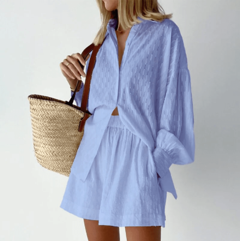 Elowen – Cotton Oversized Summer Set