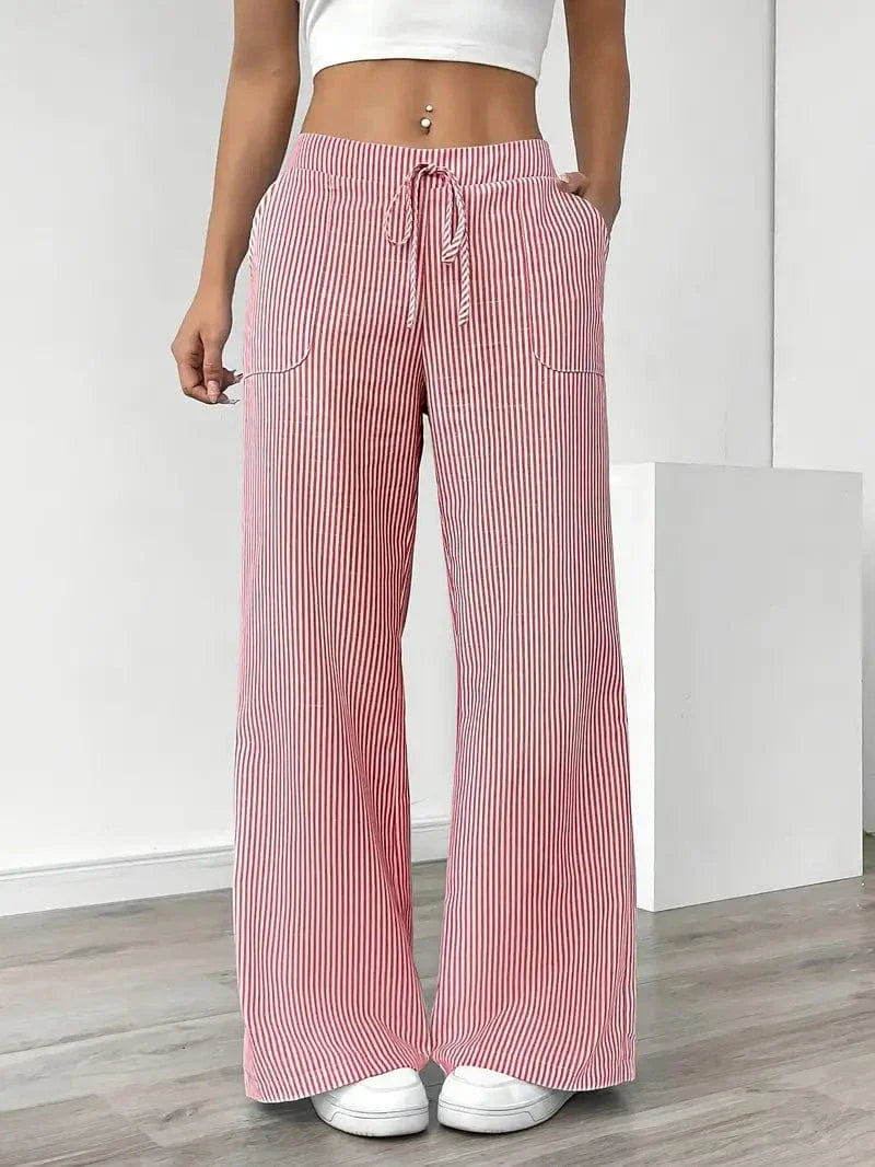 Liora – Striped Wide-Leg Pants