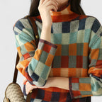 Emersyneh – Colorful Artisan Knit Sweater