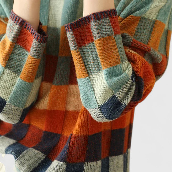 Emersyneh – Colorful Artisan Knit Sweater