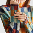 Emersyneh – Colorful Artisan Knit Sweater