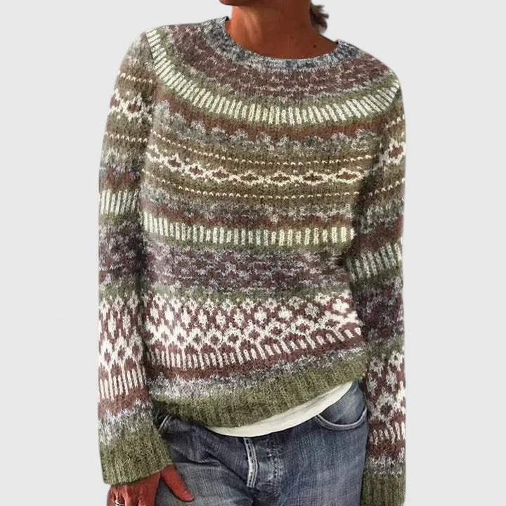 Yvanderrah – Nordic Pattern Cozy Sweater