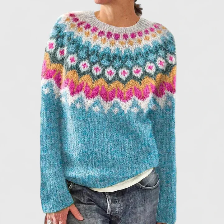 Yvanderrah – Nordic Pattern Cozy Sweater